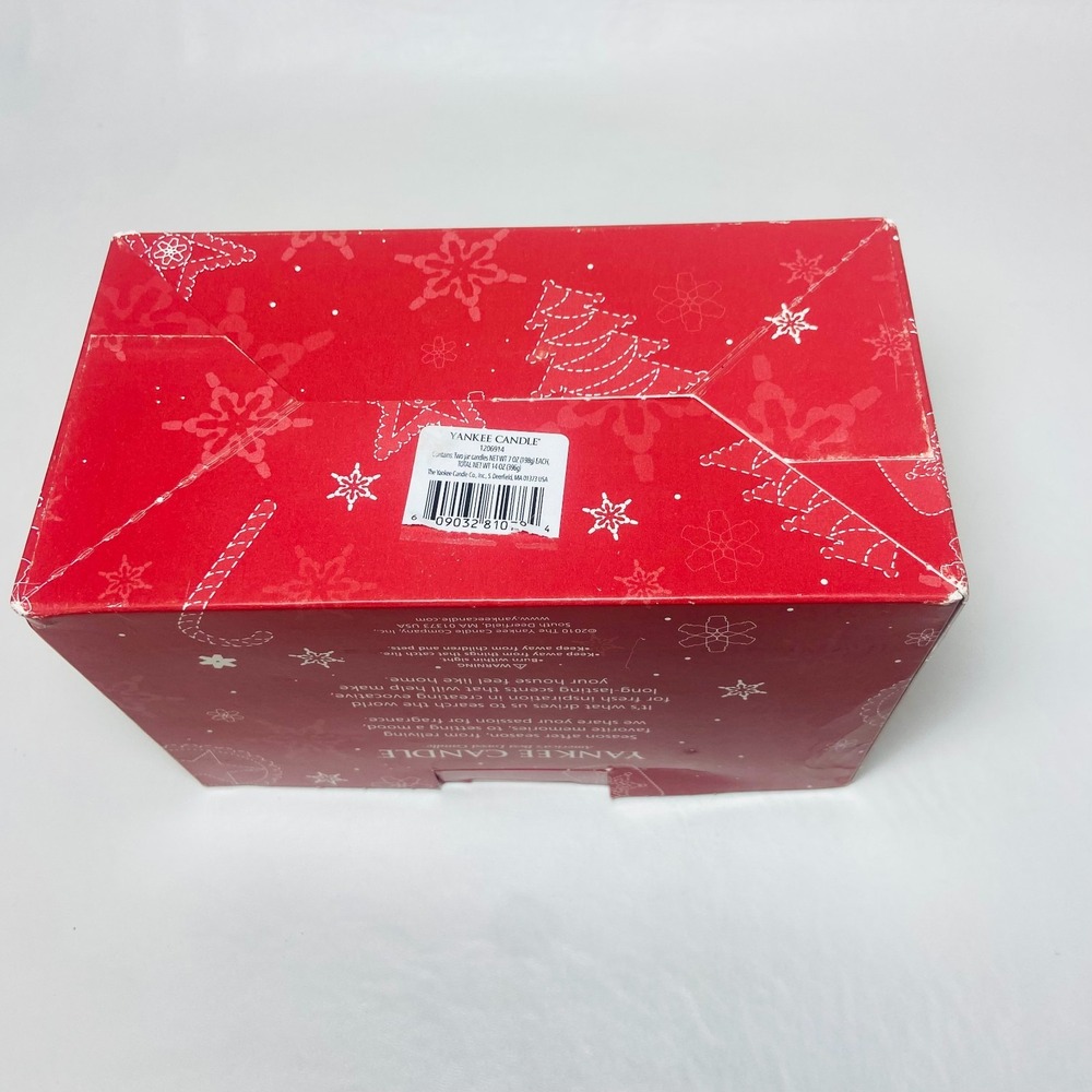 Yankee Candle Set Of 2 Christmas‎ Cookie Christmas Eve 7oz Tumbler Jar Set New - Picture 3 of 7